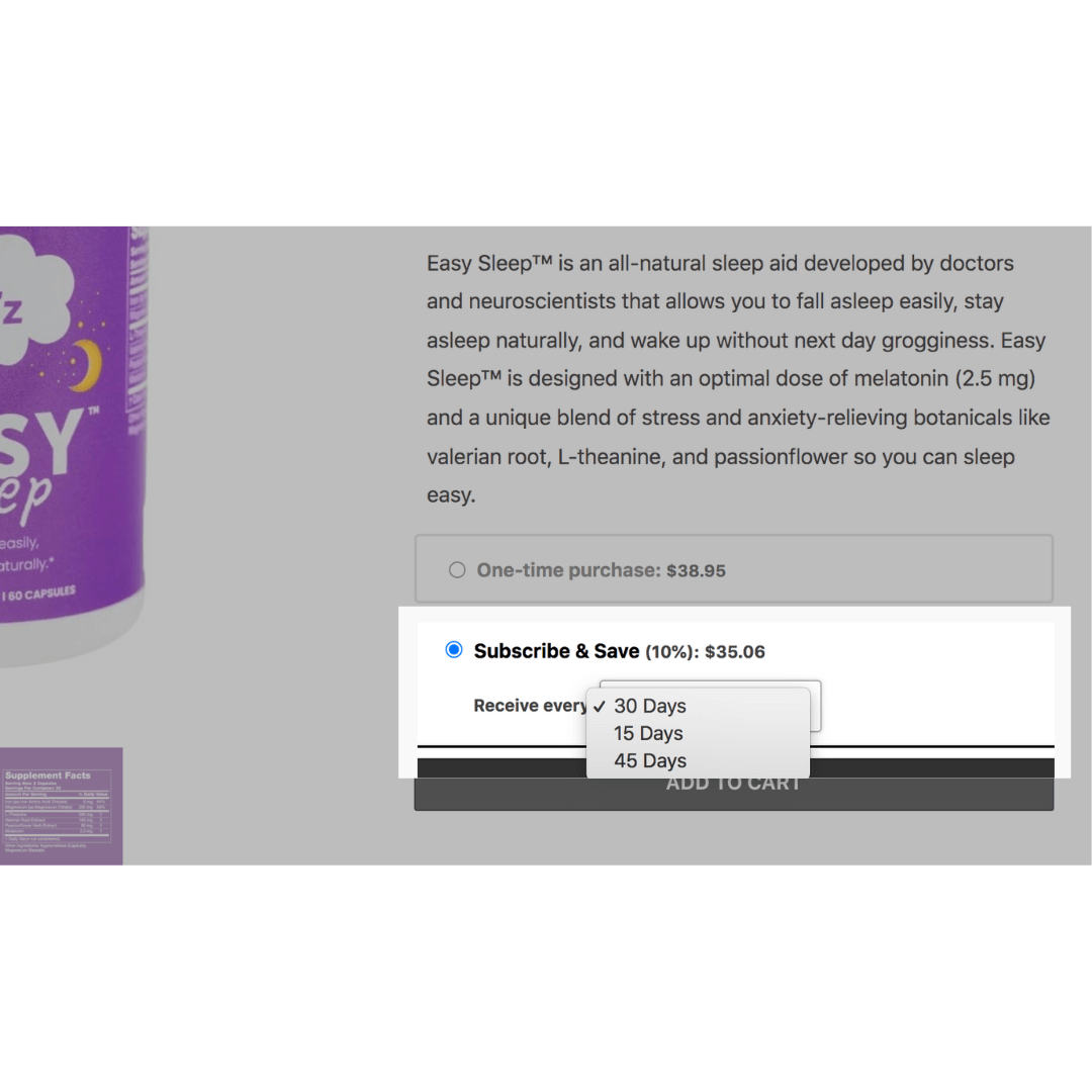 Fitore Nutrition Subscribe & Save